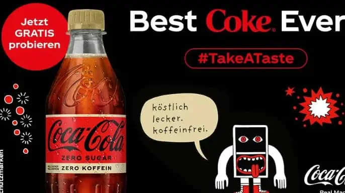 Gratis Coca Cola Zero Koffeinfrei Couponplatz Mal Ausdruckbar