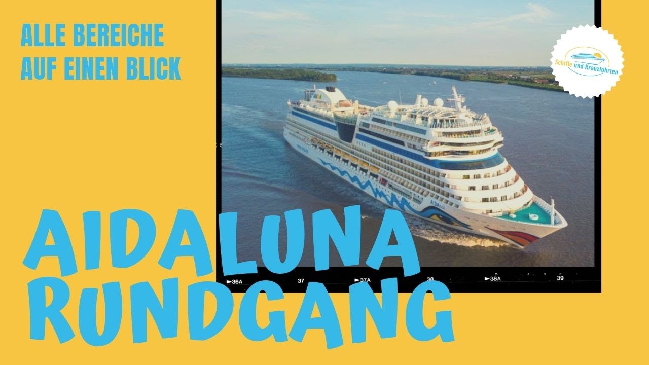 AIDAluna Rundgang 2019 mit allen Neuheiten