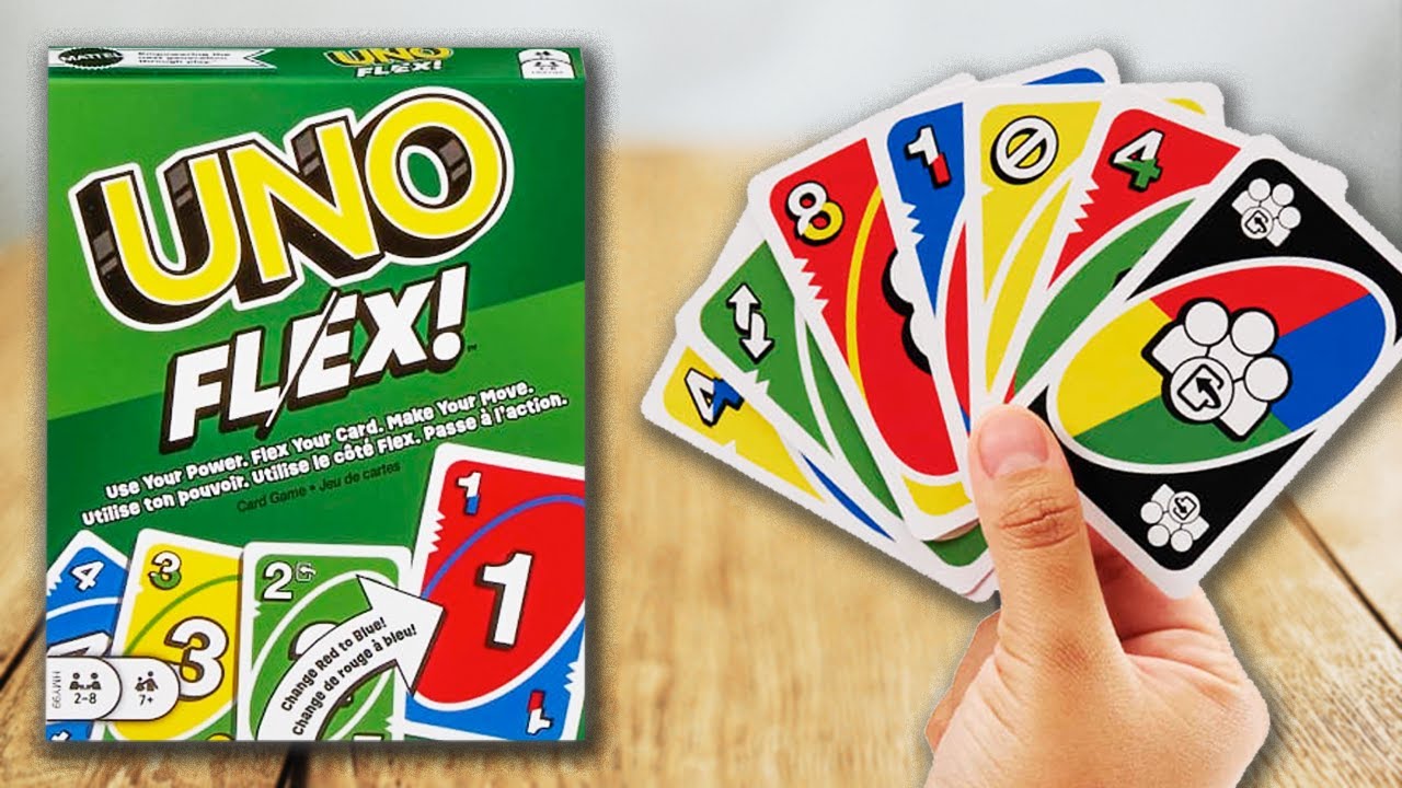 UNO FLEX - Spielregeln TV (Spielanleitung Deutsch) - MATTEL GAMES neues Kartenspiel