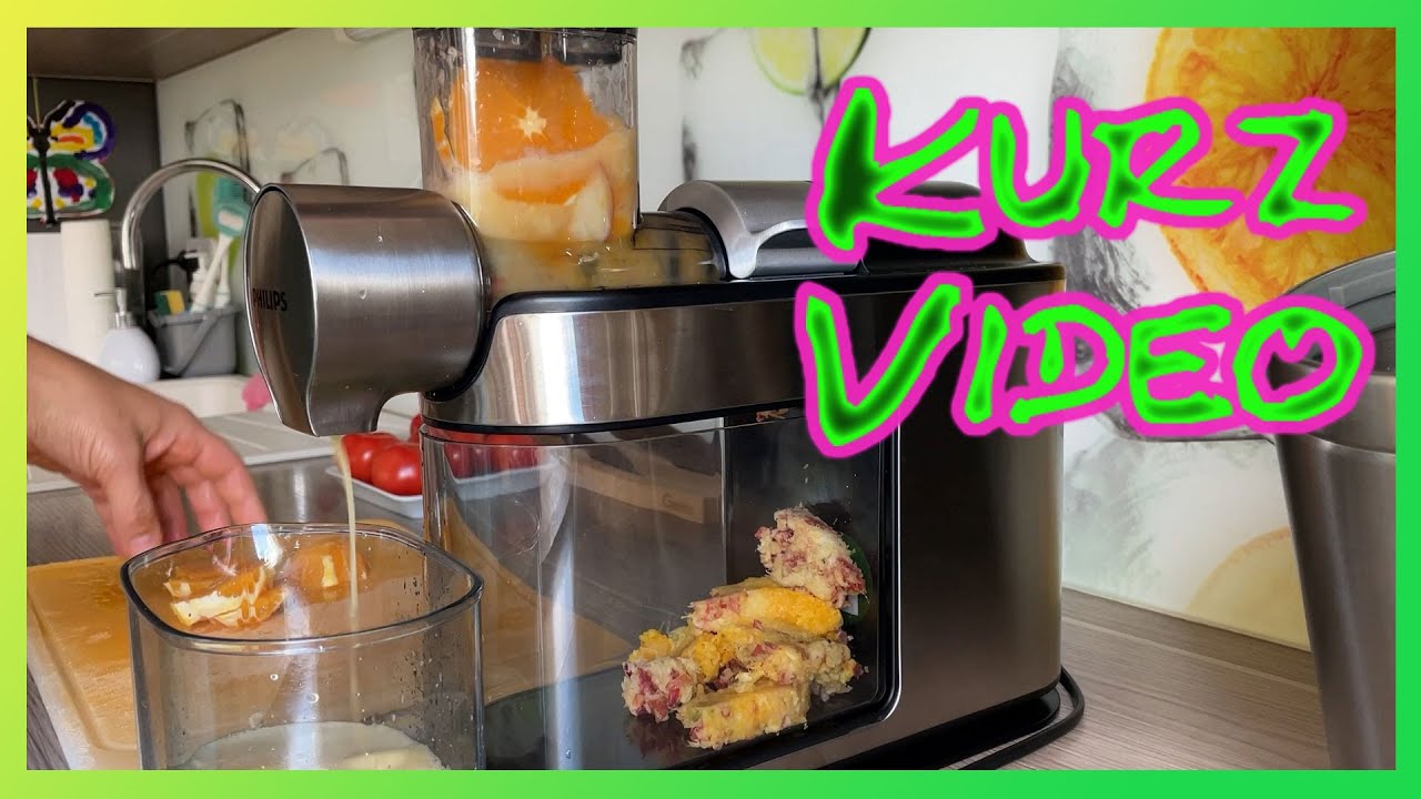 Philips HR1949/20 Slow Juicer Kurzvideo Deutsch