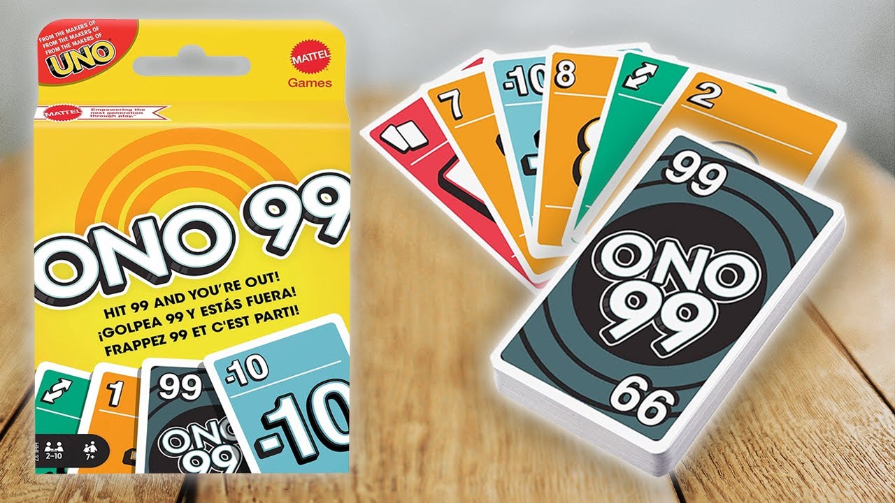 ONO 99 - Spielregeln TV (Spielanleitung Deutsch) - UNO 99 MATTEL GAMES