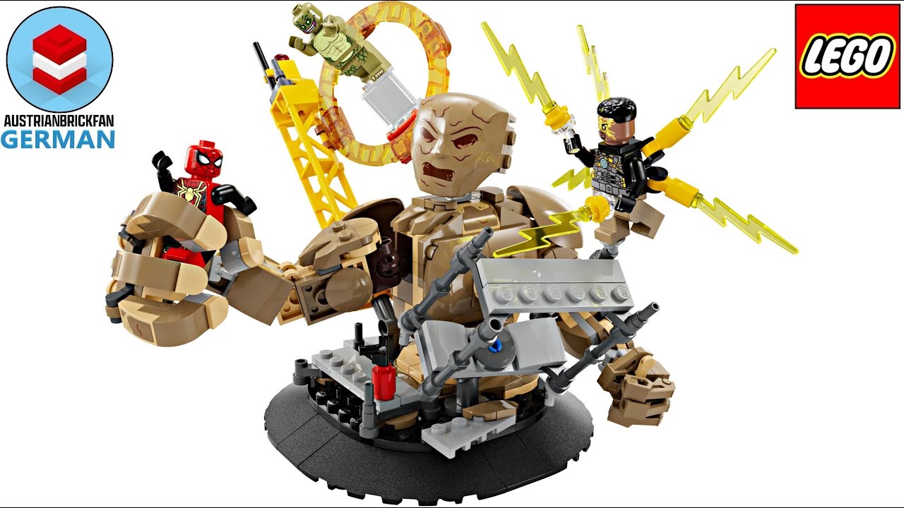 LEGO Marvel 76280 Spider-Man vs. Sandman Showdown – LEGO Speed Build