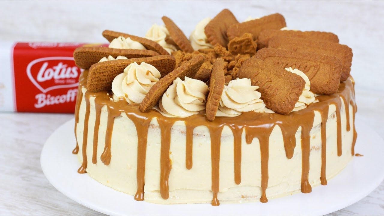 Lotus Biscoff Torte - Ihr werdet nicht genug davon bekommen