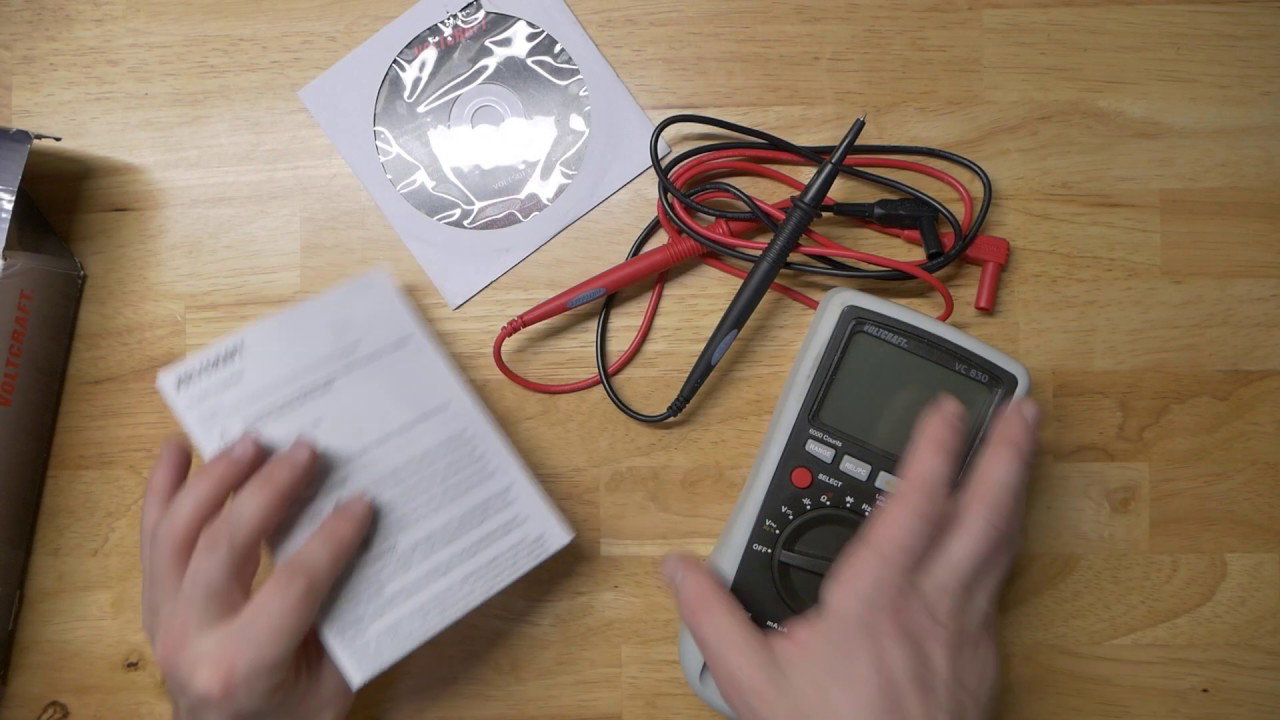 Multimeter basics - Voltcraft VC 830 Review