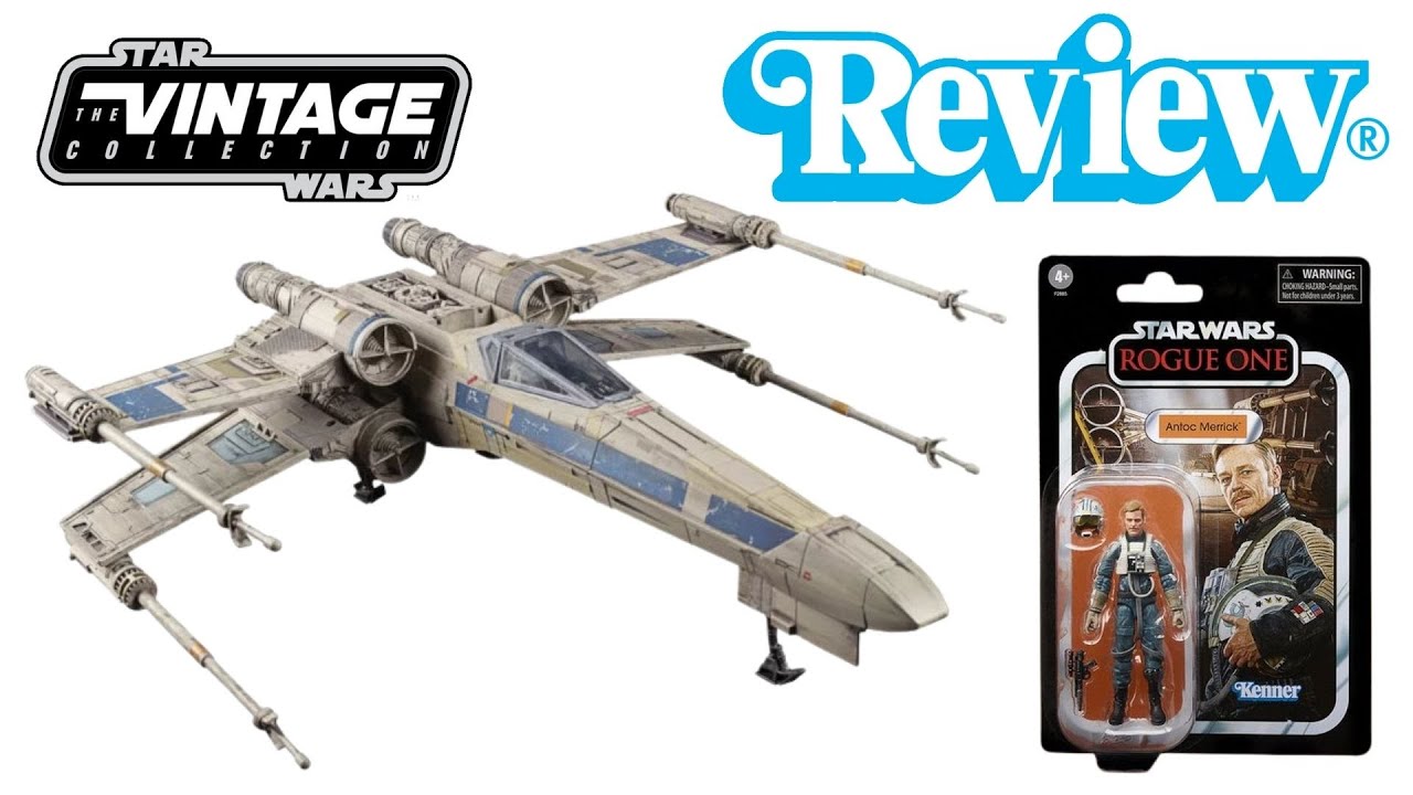 Star Wars Vintage Collection Antoc Merrick's X-Wing Fighter Review! | Blue Leader