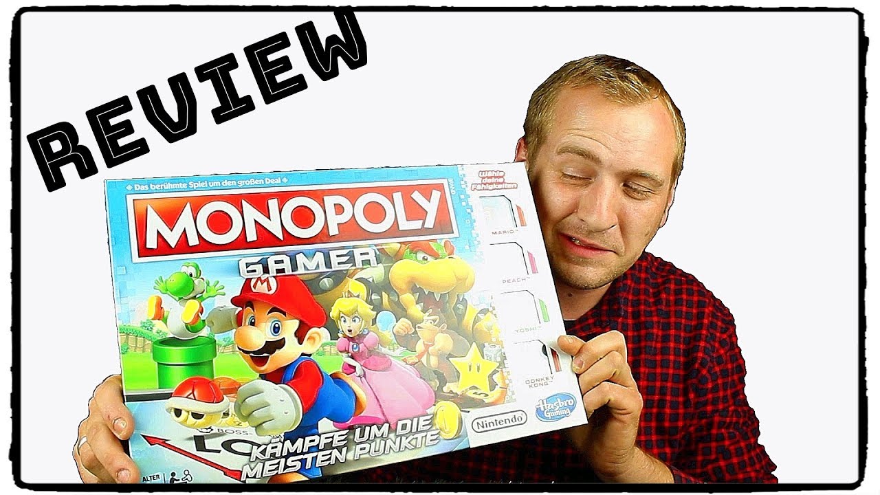 🔴Monopoly Gamer - Mario Edition, Familienspiel Deutsch 2017 Hasbro Monopoly C1815100