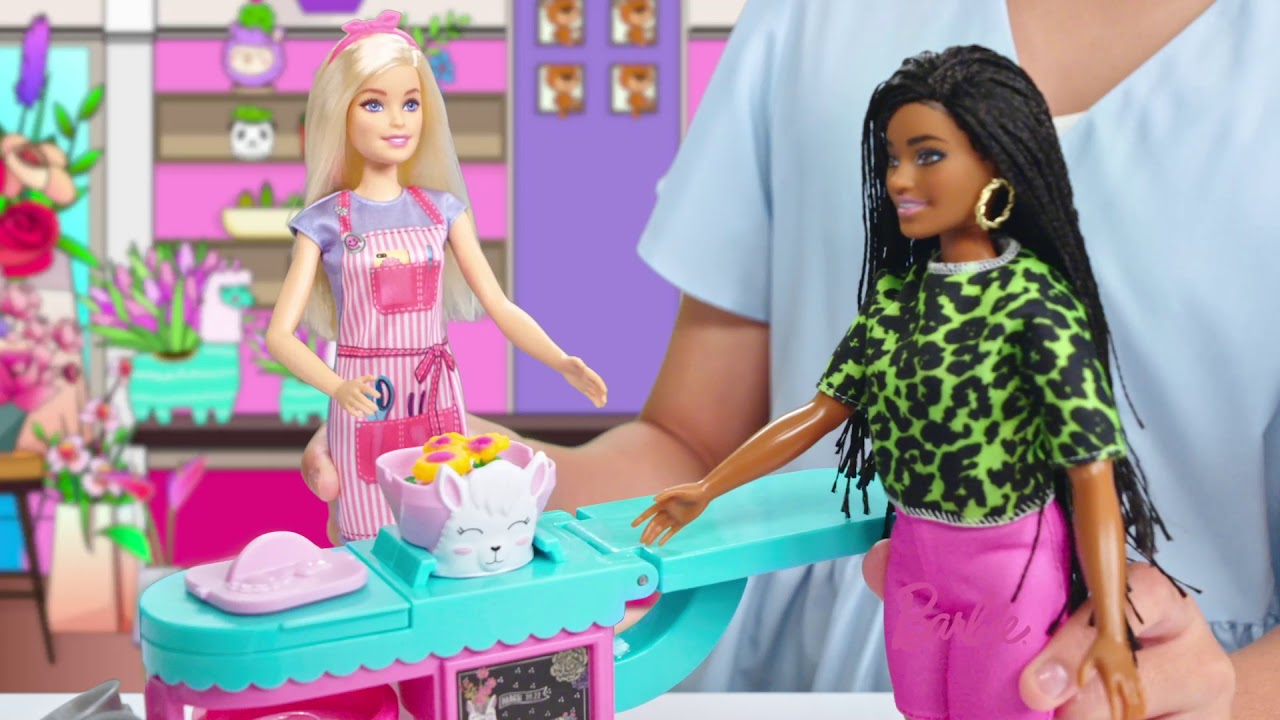 GTN58 Barbie Florist Doll And Playset