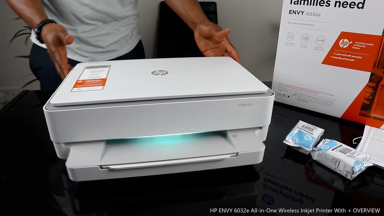 HP ENVY 6032e All in One Wireless Inkjet Printer With + OVERVIEW