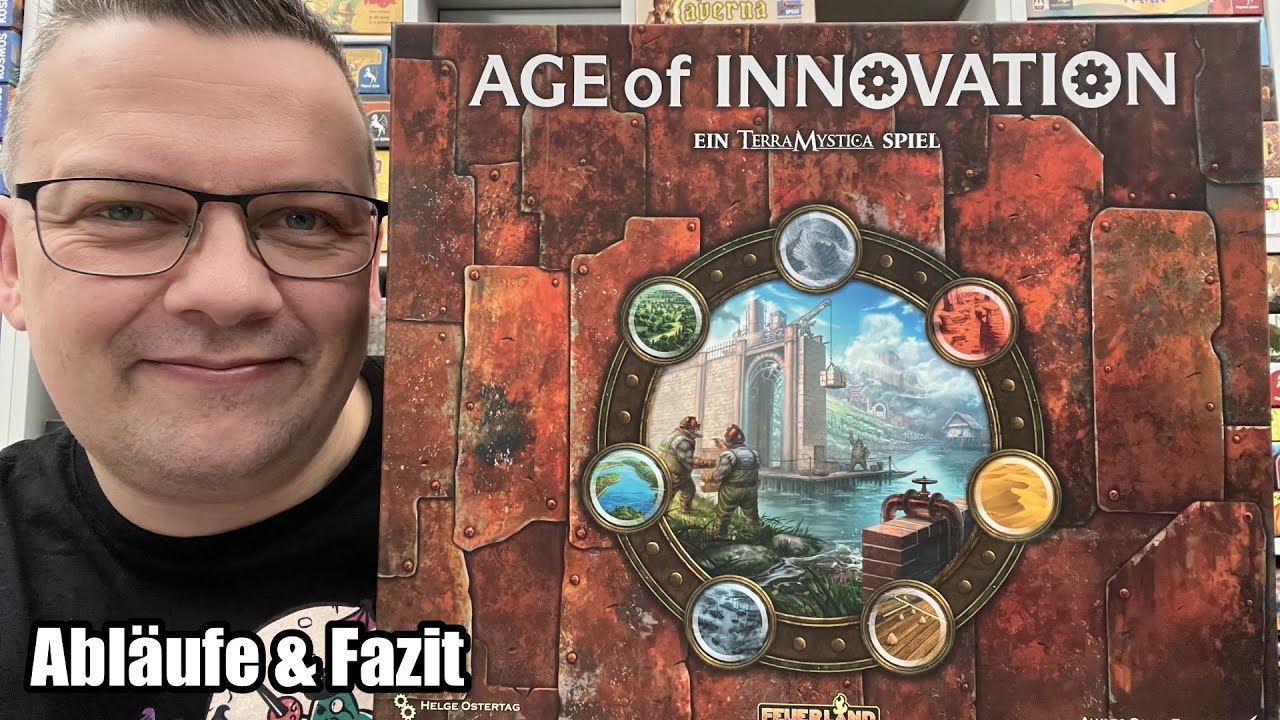 Age of Innovation (Feuerland) Nachfolger von Terra Mystica, Gaia Project und Terra Nova