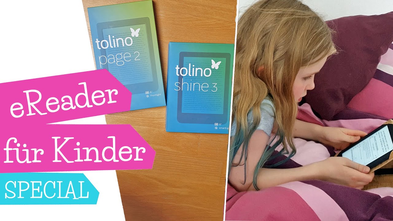 bts | eReader für Kinder | Vergleich Tolino Page 2 & Shine 3 | mommymade