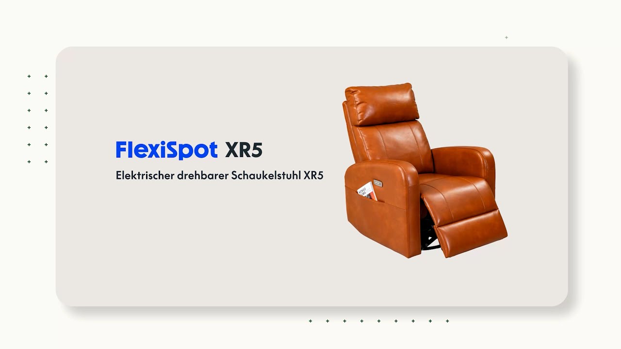 FlexiSpot | Elektrischer drehbarer Schaukelstuhl XR5