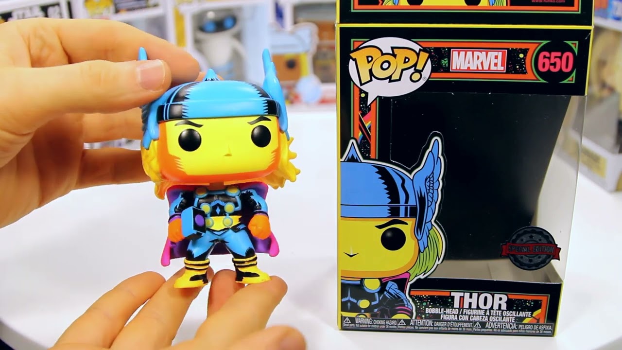 Funko POP! Bobble Marvel Thor (Black Light) (Exc) 48847