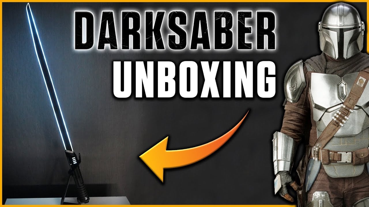 DARKSABER UNBOXING - The Mandalorian Hasbro Force FX Elite Black Series Review | STAR WARS Deutsch