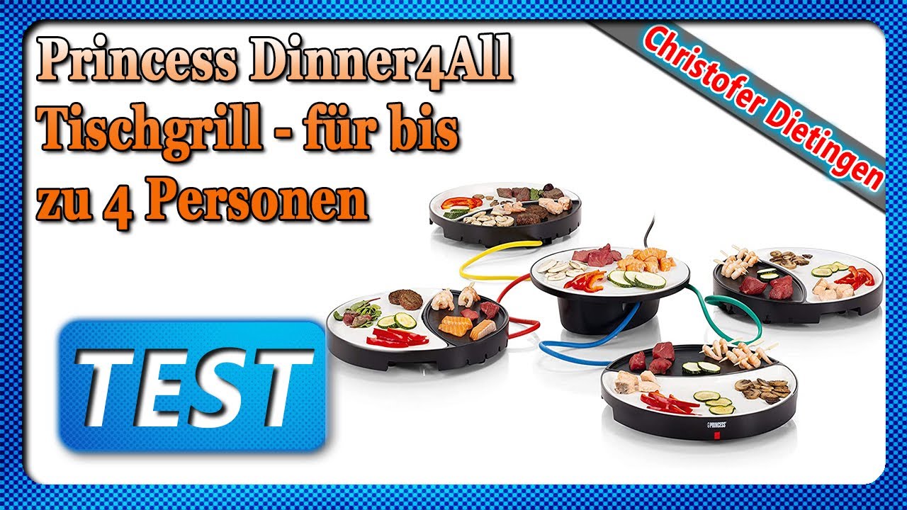 Princess Dinner4All Tischgrill - für bis zu 4 Personen