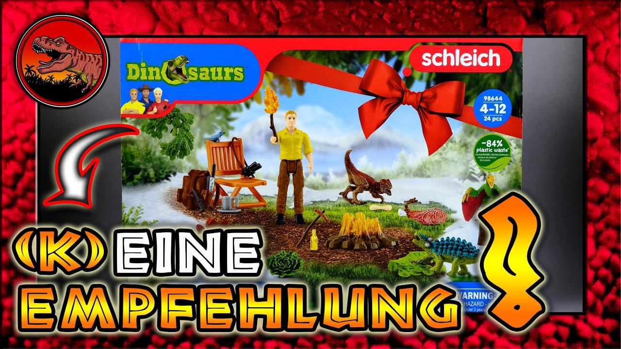 Schleich Dinosaurs Adventskalender 2022  REVIEW DEUTSCH