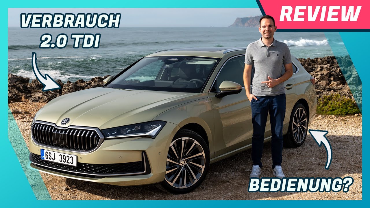 Neuer Skoda Superb im Test: Verbrauch 2.0 TDI (150 PS), Bedienung mit Smart Dials & Travel Assist