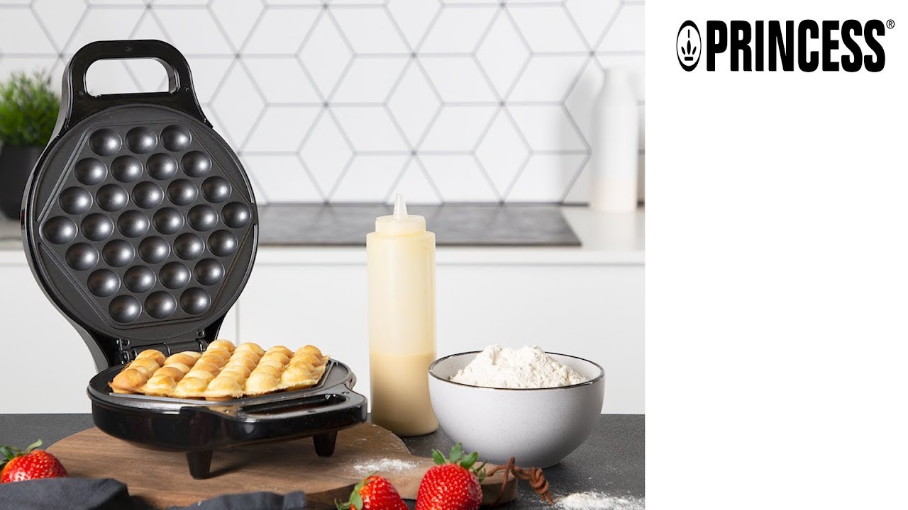 Princess 132465 Bubble-Waffeleisen – Der Trend aus Asien  DE