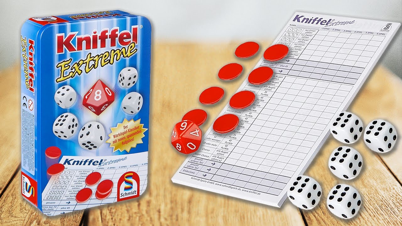 KNIFFEL EXTREME - Spielregeln TV (Spielanleitung Deutsch) - SCHMIDT SPIELE
