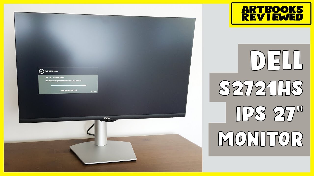 DELL S2721HS 27 inch IPS Monitor unboxing and set up