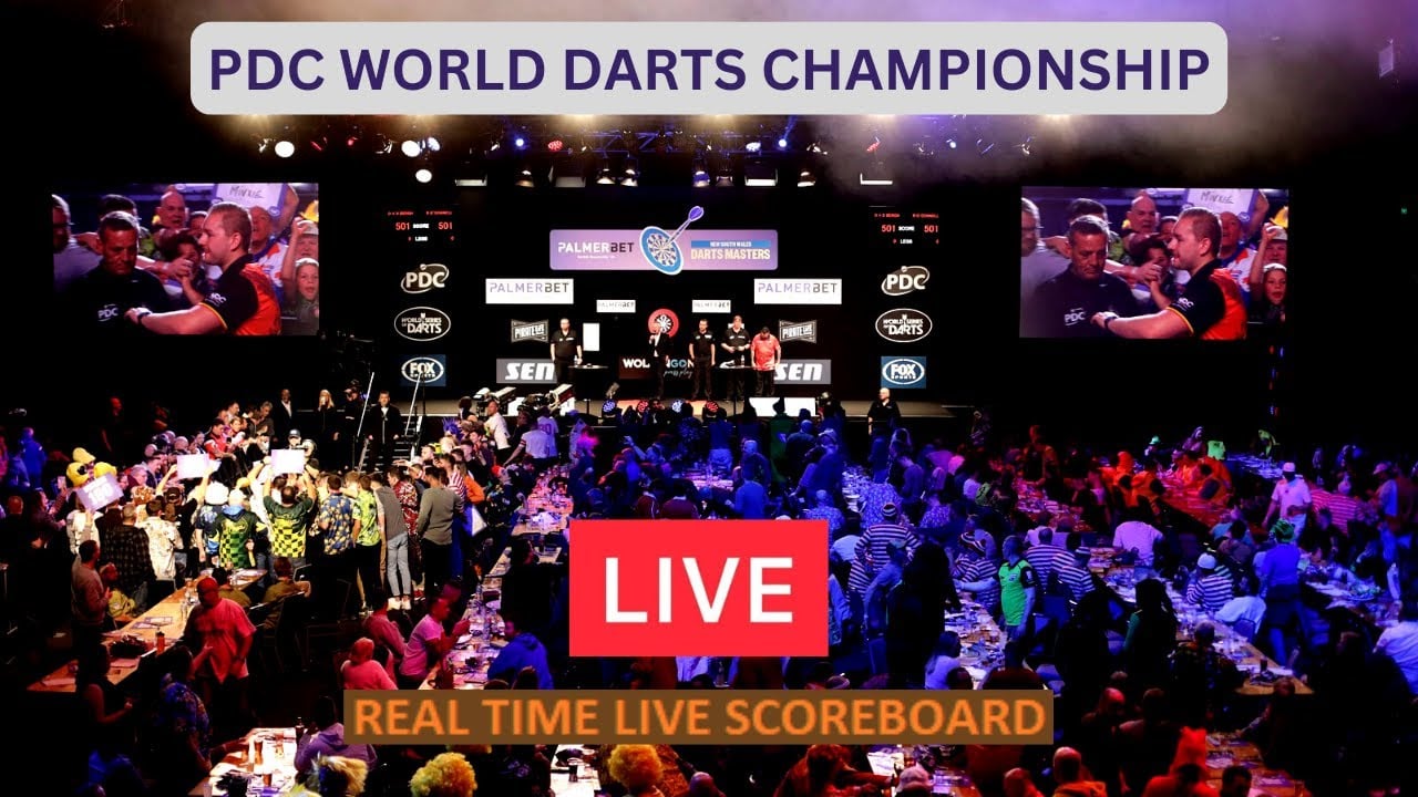 2023 PDC World Darts Championship LIVE Score UPDATE Today Darts Game 15 December 2022