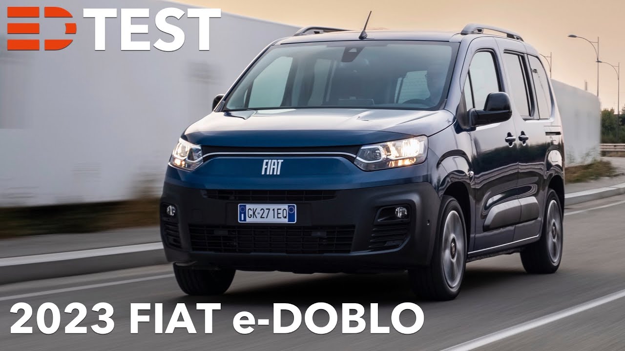 2023 Fiat e-Doblo Fahrbericht Test Review Verbrauch Reichweite technische Daten | Electric Drive