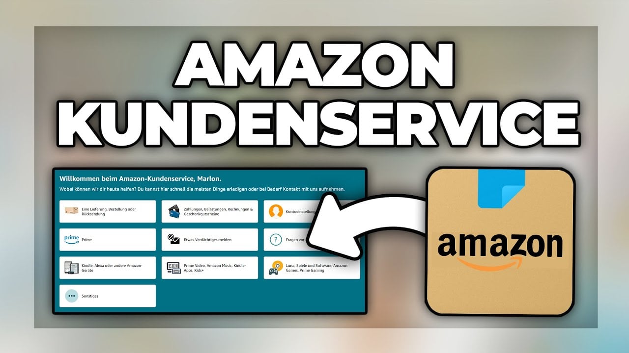 Amazon Kundenservice kontaktieren & Betrug / Problem melden - Tutorial