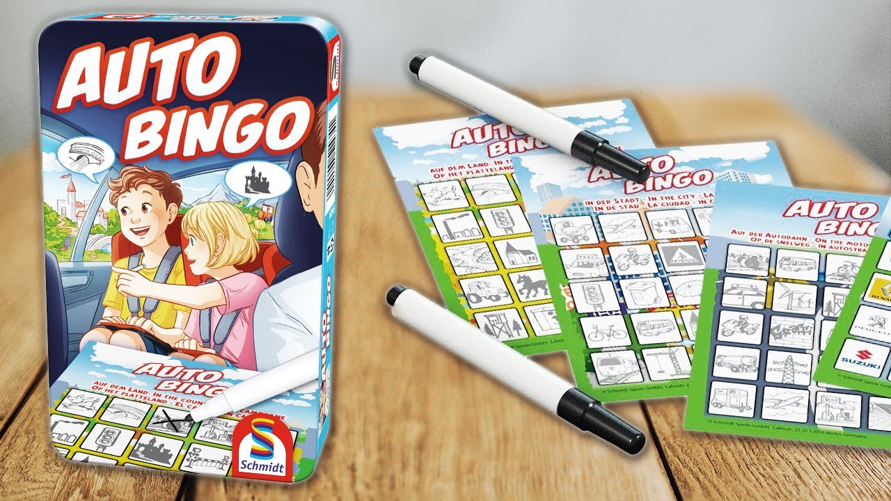 AUTO BINGO - Spielregeln TV (Spielanleitung Deutsch) - SCHMIDT SPIELE