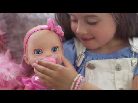 Luvabella Newborn Blonde Interactive Baby Doll- Smyths Toys
