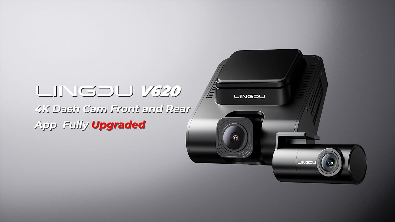 LINGDU V620 4K Front + 1K Rear Dual Cameras