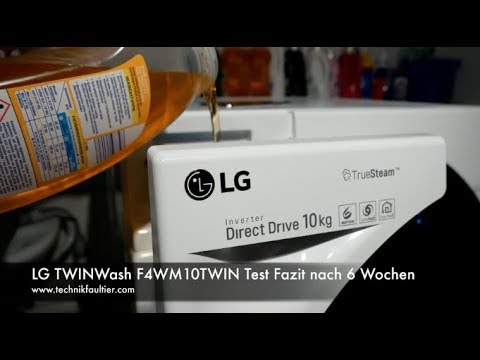 LG TWINWash F4WM10TWIN Test Fazit nach 6 Wochen