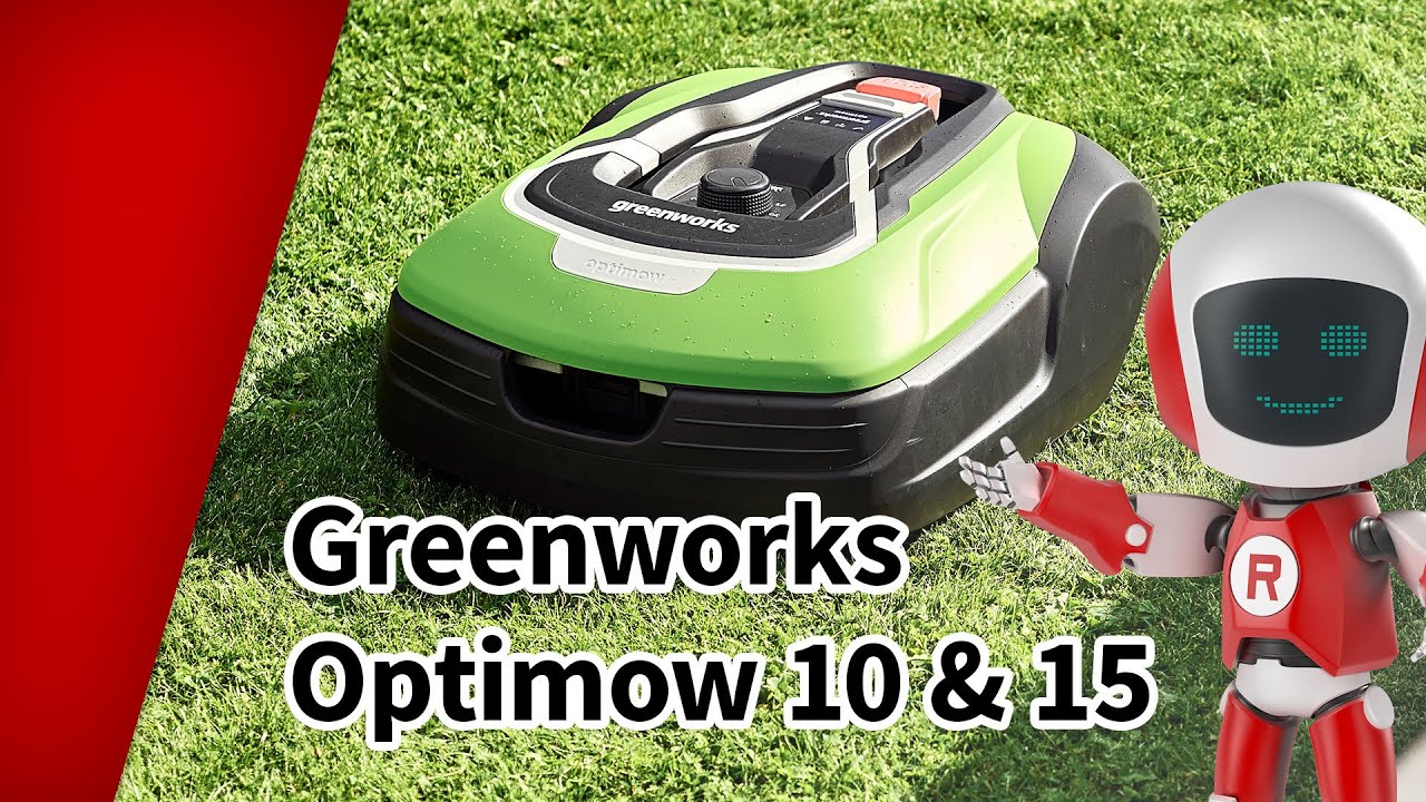 Greenworks Optimow 10 & Optimow 15 - Rasenroboter (Modelle 2020)