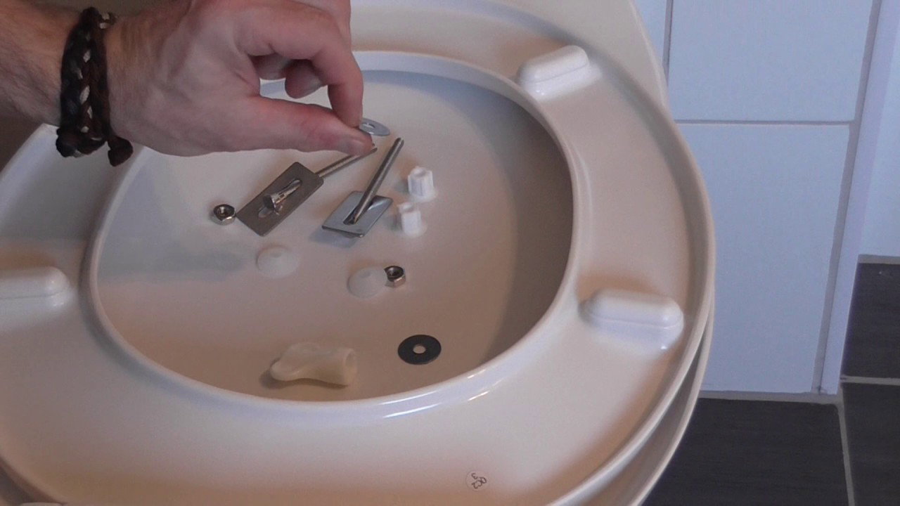 Toilettensitz montieren auch mit Absenkautomatik