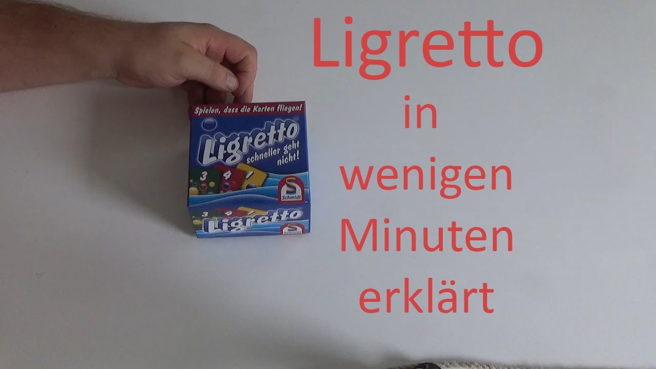 Ligretto in wenigen Minuten erklärt - Spielanleitung Deutsch - Kartenspiel