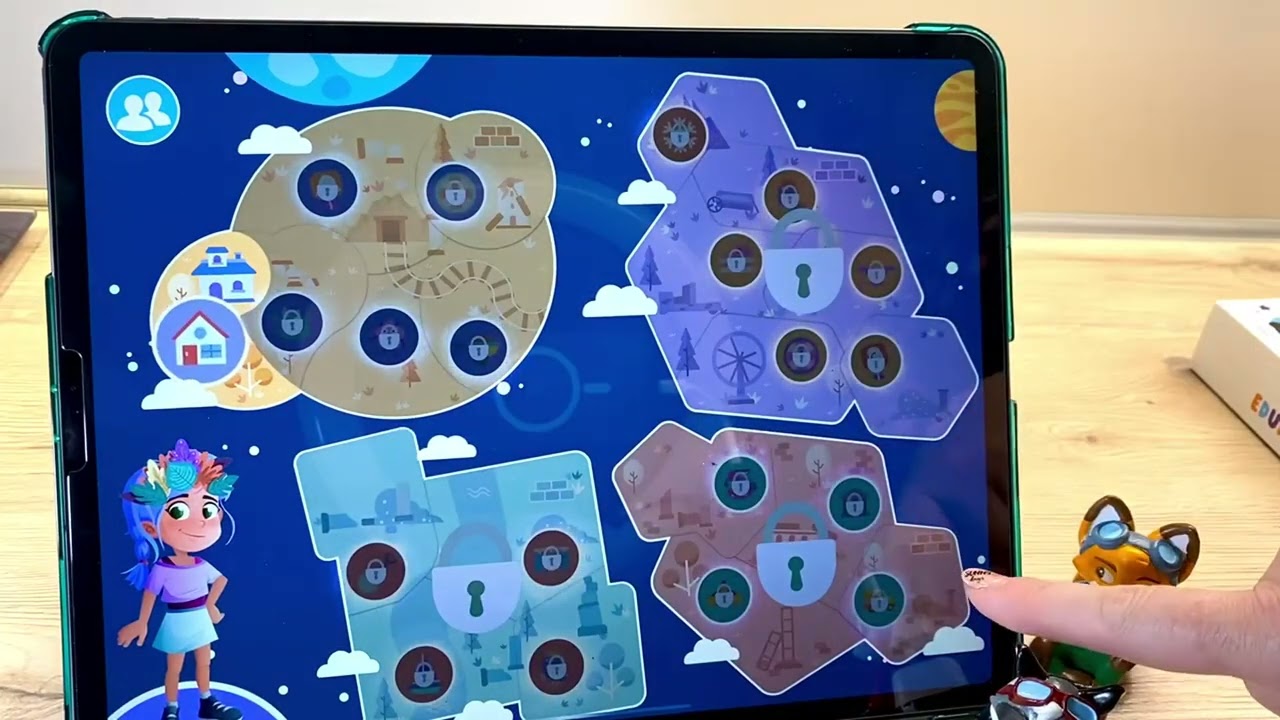 Edurino Figur Robin Zahlen & Mengen ab 4 Jahren inkl App, Besiege die Chaosmonster und lerne rechnen