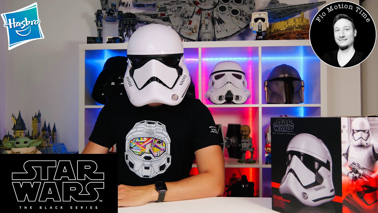 Star Wars First Order Stormtrooper Helm - Hasbro The Black Series - Unboxing & Review Deutsch