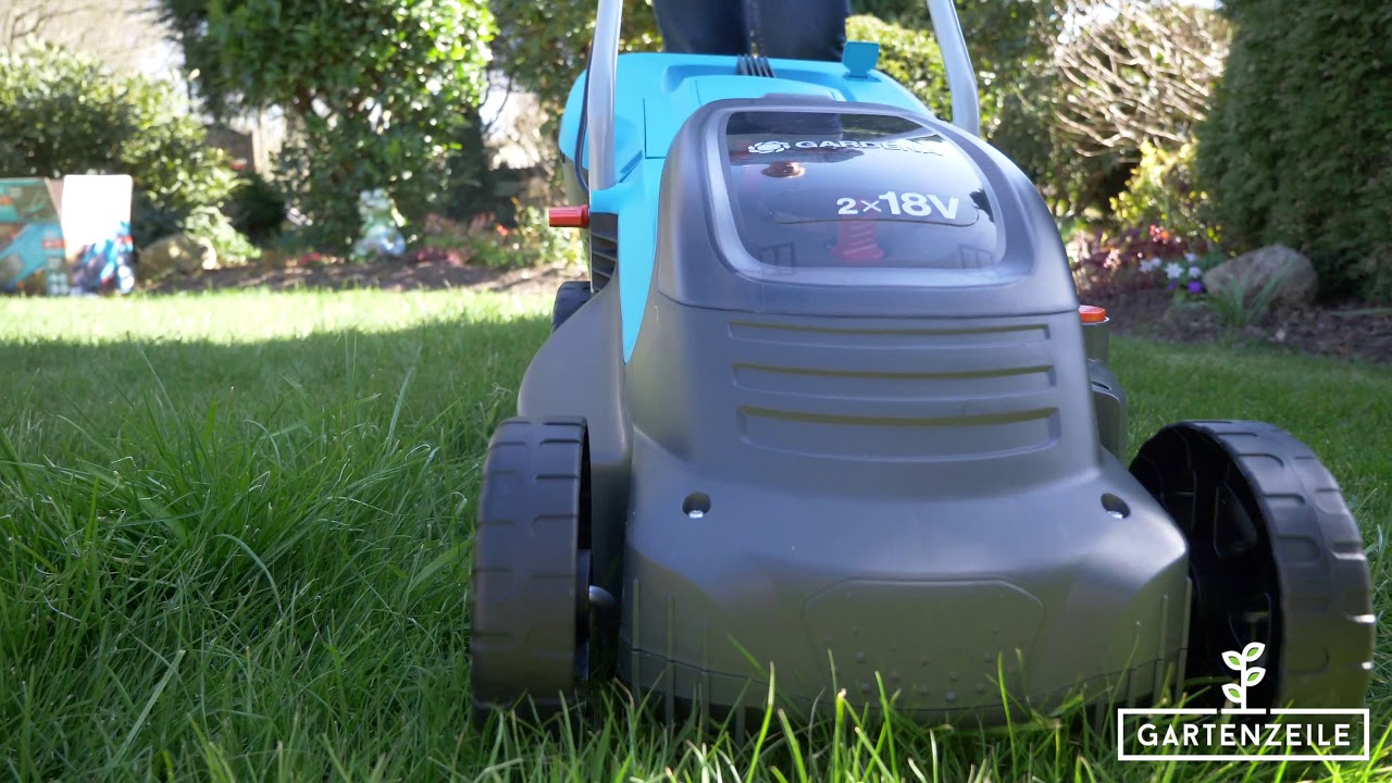 Gardena Akku Rasenmäher PowerMax Li-18/32 Praxistest