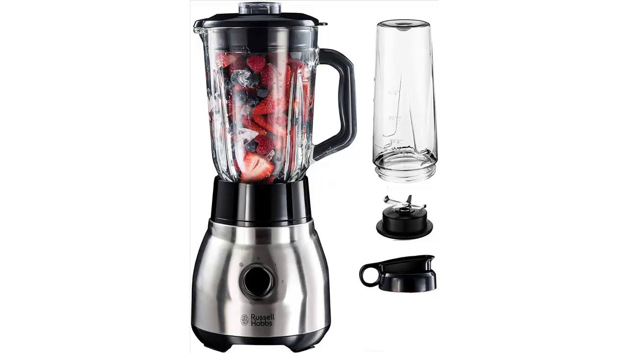 Russell Hobbs Standmixer Glas Steel 2-in-1