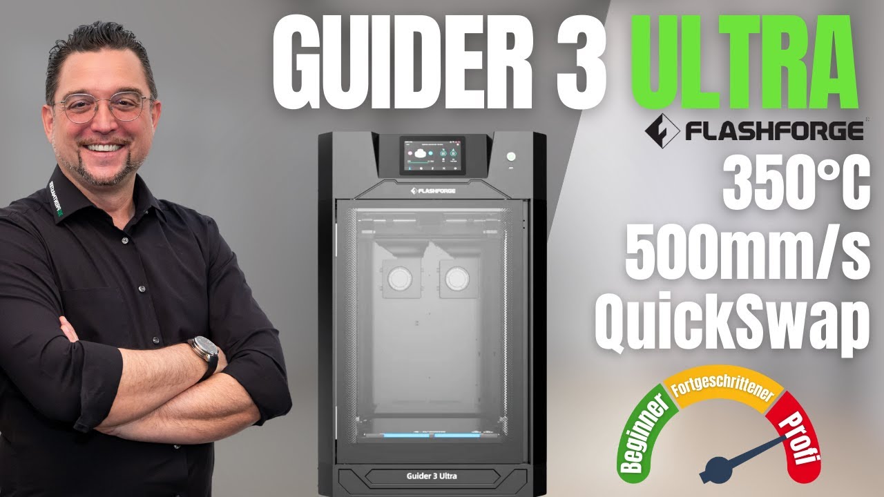 Ein Drucker, der ALLES kann!  Flashforge Guider 3 Ultra