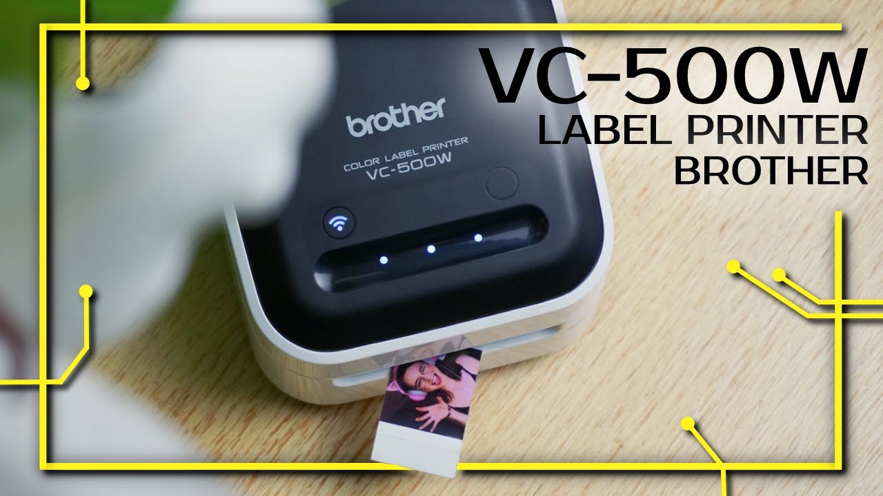 VC-500W - kleiner Label Printer | So gut wie ein Farbdrucker? | Review (deutsch)