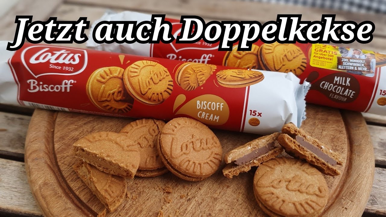 Lotus Kekse mit Biscoff Cream und Milk Chocolate