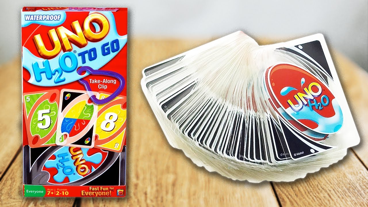 UNO H2O - Spielregeln TV (Spielanleitung Deutsch) - Mattel Games Wasserfeste Karten TO GO