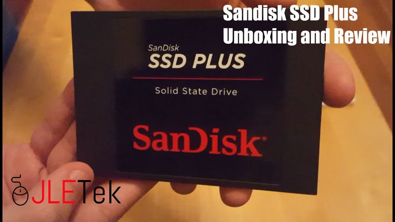 SanDisk SSD Plus Unboxing & Review