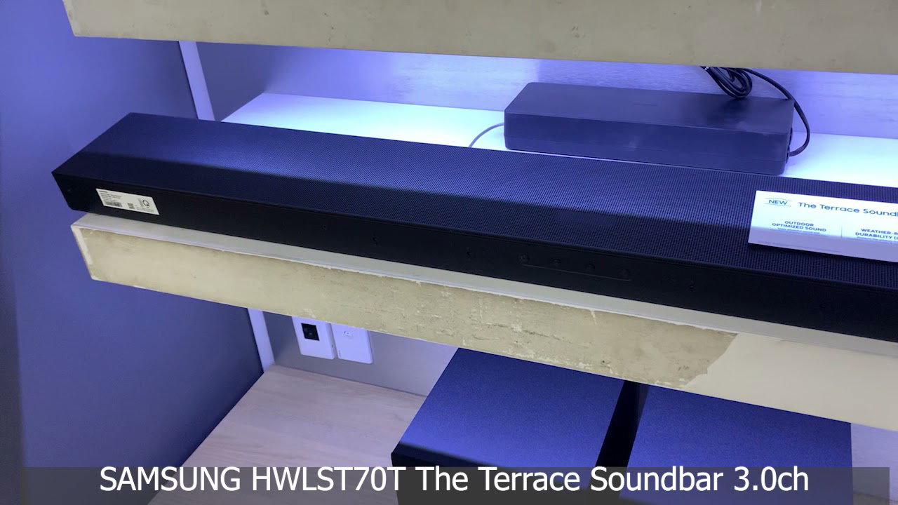 Test Samsung HW-LST70T 3.0ch The Terrace Outdoor Soundbar Dolby 5.1ch