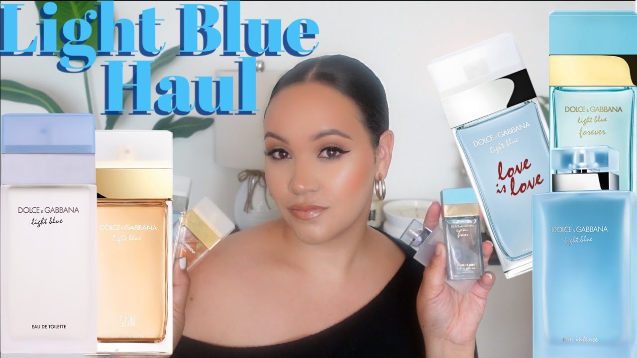 DOLCE & GABBANA LIGHT BLUE LINE HAUL & REVIEW | LIGHT BLUE FOREVER REVIEW|MY PERFUME COLLECTION 2021
