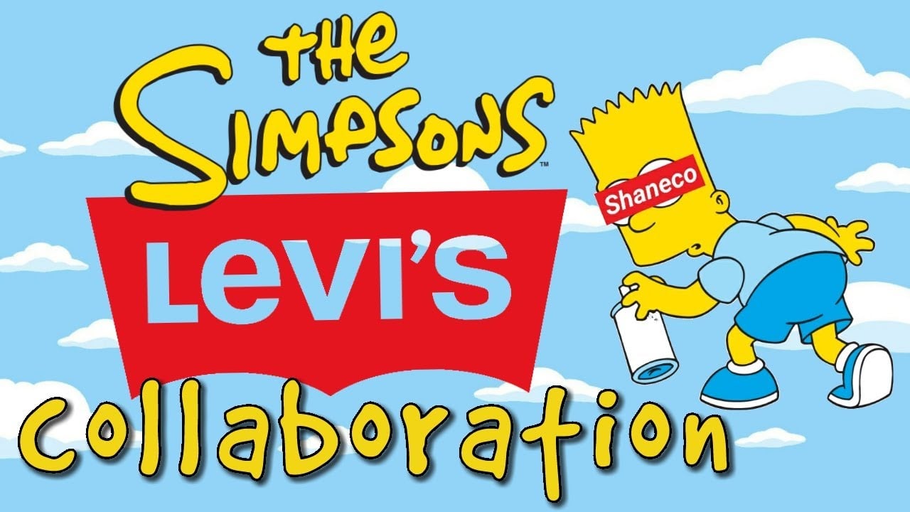 THE SIMPSONS X LEVI'S collaboration, shaneco HD,