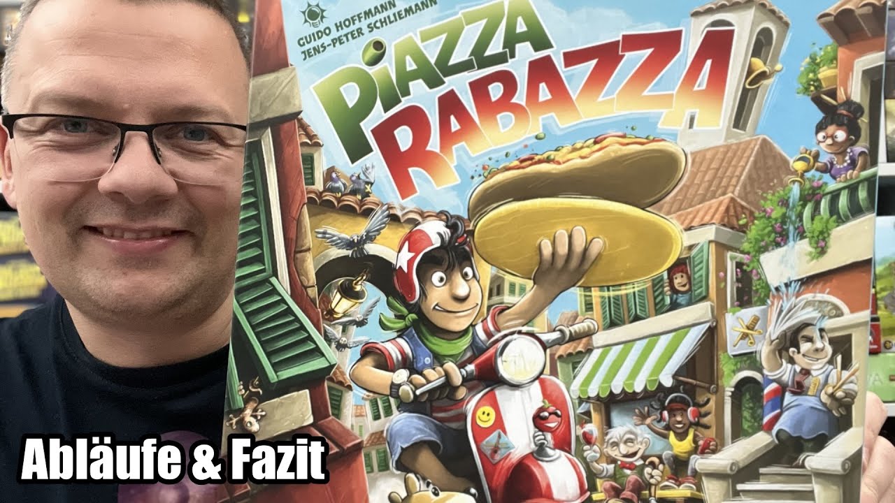 Piazza Rabazza (Zoch) - verrücktes Pizza und Lieferdienstspiel ab 6 Jahren