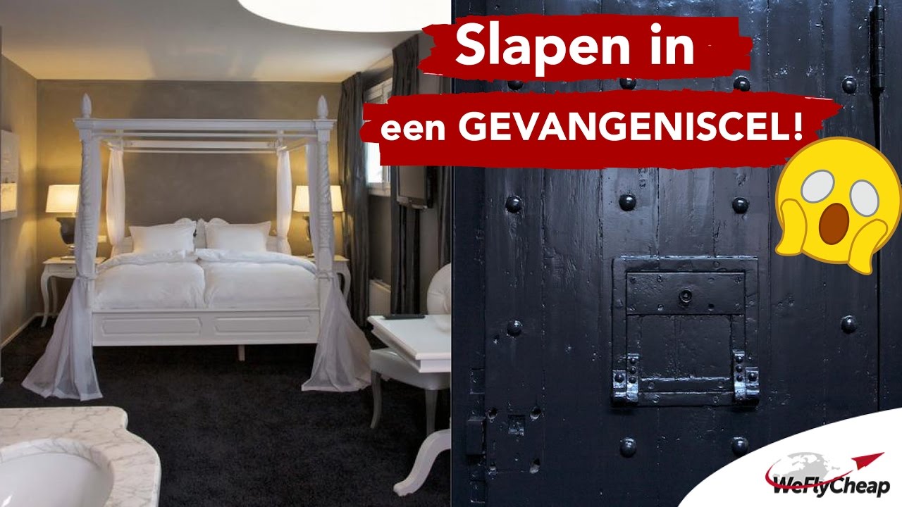 👮  Slapen in een GEVANGENIS-CEL!?