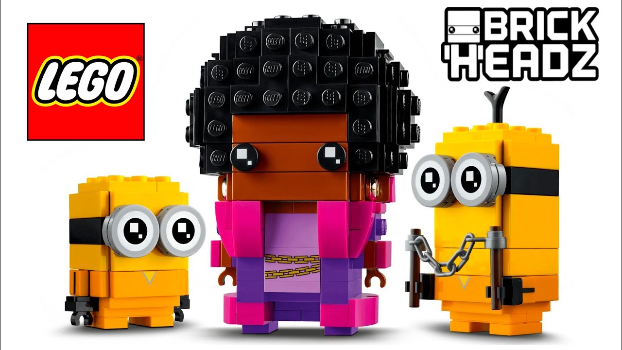 Lego BrickHeadz  40421  Belle Bottom Kevin and Bob  Speed Build Review