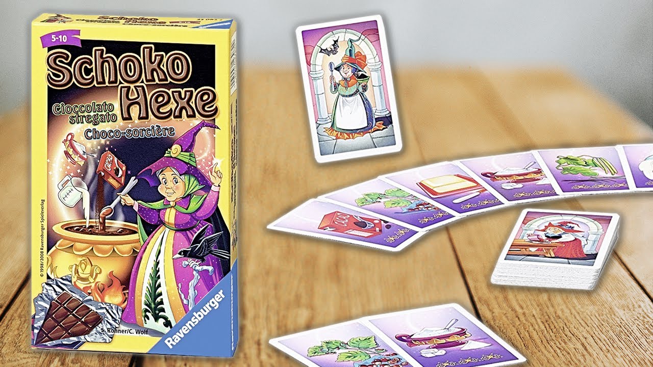 SCHOKO HEXE - Spielregeln TV (Spielanleitung Deutsch) - RAVENSBURGER MITBRINGSPIEL