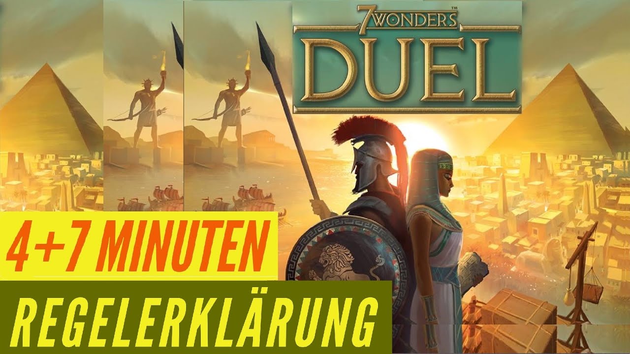 7 Wonders Duel Regeln Anleitung Aufbau - Regelerklärung Kartenspiel